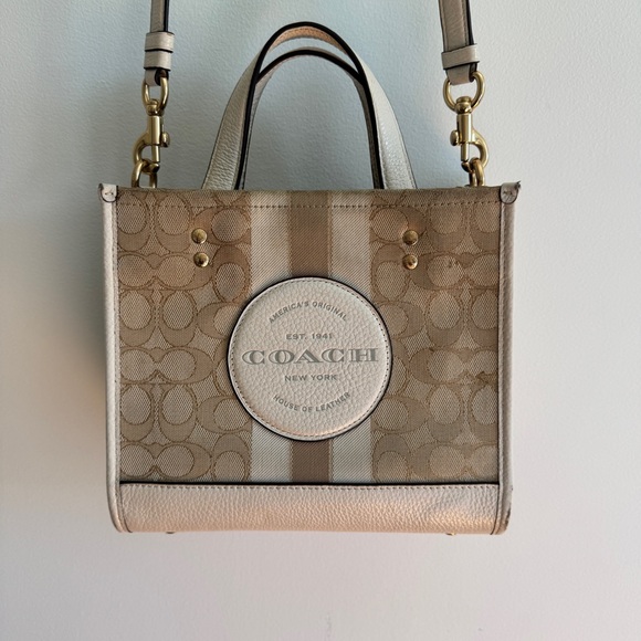 Coach Signature Canvas Bag & Matching Wallet Set - Picture 2 of 10